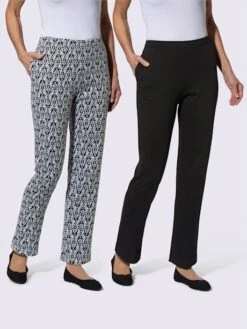 Pantalon De Loisirs Lot De 2 -Promos Mode Exquise Boutique 001.00SAN95048 B16.003