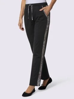 Pantalon En Jersey Coulisse Et Lien à Nouer 9 Pantalon En Jersey Coulisse Et Lien à Nouer -Promos Mode Exquise Boutique 001.00SAN95048 B38.001