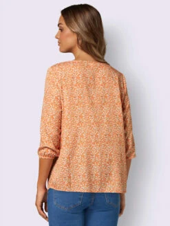 Tunique Empiècement Smocké Décoratif -Promos Mode Exquise Boutique 001.00ZUK03347 B17.001