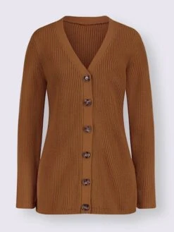 Veste En Tricot Côte Longitudinale Affinante -Promos Mode Exquise Boutique 001.00ZUK91745 B36.002