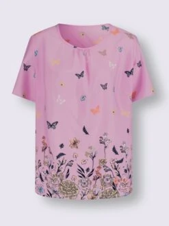 Chemisier Fronce Légère à L'encolure -Promos Mode Exquise Boutique 001.00ZUK91746 B31.001