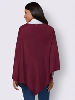 Poncho En Tricot Modèle Affinant -Promos Mode Exquise Boutique 001.00ZUK92346 B43.001