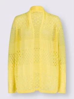 Veste En Tricot Motif Ajouré Intégral -Promos Mode Exquise Boutique 001.00ZUK92347 B38.001