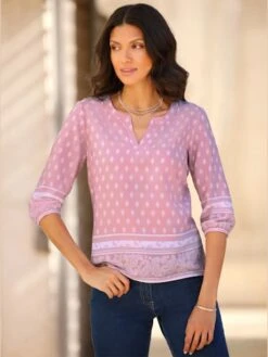 Tunique Bordures Imprimées