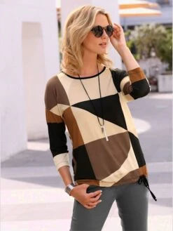 T-shirt à Manches 3/4 Viscose