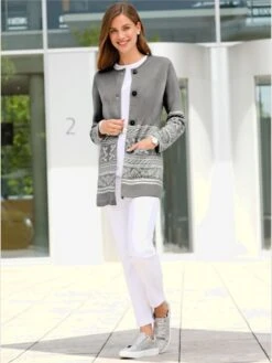 Promos Mode Exquise Boutique 29 Veste Longue En Tricot