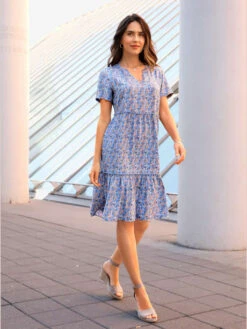 Robe Imprimée Qualité Tissée