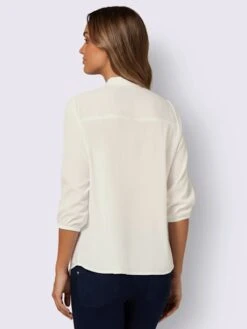 Tunique Fronces Au Col Montant -Promos Mode Exquise Boutique 002.00ZUK03347 B12.001