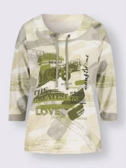 T-shirt Col Avec Coulisse Et Lien à Nouer -Promos Mode Exquise Boutique 002.00ZUK05547 B16.001