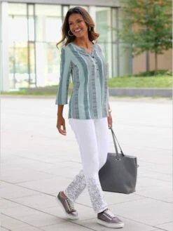 Chemisier Patte De Boutonnage Courte