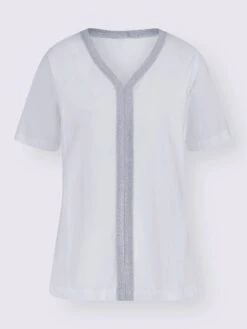 T-shirt à Manches Courtes Ruban Brillant -Promos Mode Exquise Boutique 002.00ZUK92345 B17.002