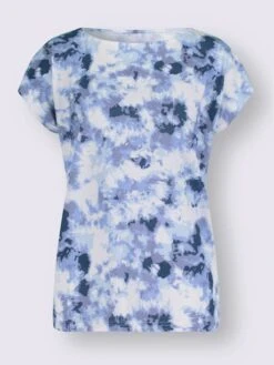 T-shirt Imprimé Joli Aspect Batik -Promos Mode Exquise Boutique 002.00ZUK92347 B04.001