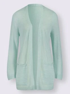 Veste Longue En Tricot Poches Plaquées 7 Veste Longue En Tricot Poches Plaquées -Promos Mode Exquise Boutique 003.00ZUK03347 B26.001