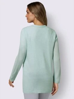 Veste Longue En Tricot Poches Plaquées 6 Veste Longue En Tricot Poches Plaquées -Promos Mode Exquise Boutique 003.00ZUK03347 B27.002