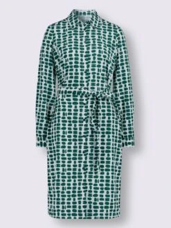 Robe-chemisier Manchettes Boutonnées -Promos Mode Exquise Boutique 003.00ZUK05547 B02.001