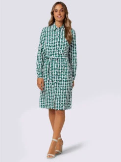 Robe-chemisier Manchettes Boutonnées