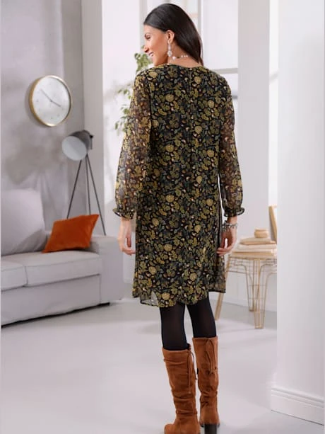 Robe évasée Qualité Tissée 2 Robe évasée Qualité Tissée – Image 2