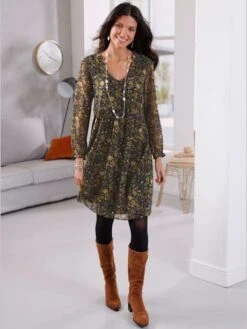 Robe évasée Qualité Tissée