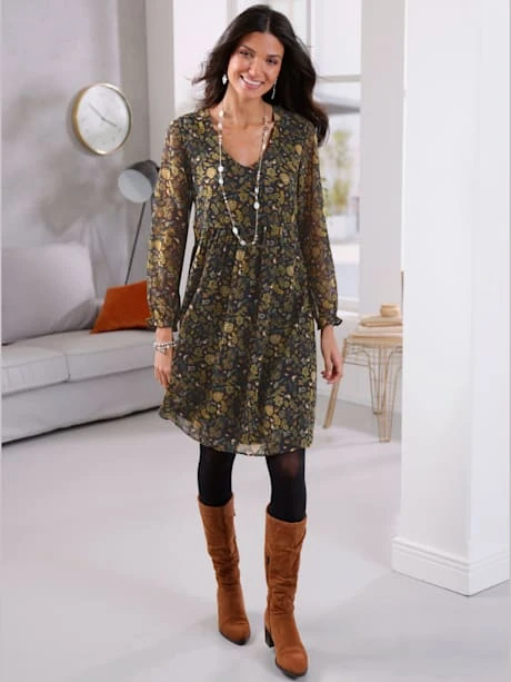 Robe évasée Qualité Tissée 1 Robe évasée Qualité Tissée