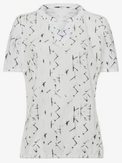 Chemisier Femme Tendance Col Tunisien Manches Courtes Motif Graphique 5 Chemisier Femme Tendance Col Tunisien Manches Courtes Motif Graphique -Promos Mode Exquise Boutique 004.00ZUK03341 A52.001