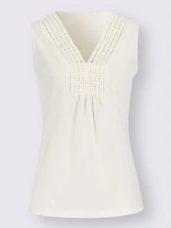 Débardeur Superbe Empiècement En Dentelle -Promos Mode Exquise Boutique 004.00ZUK03347 B04.001