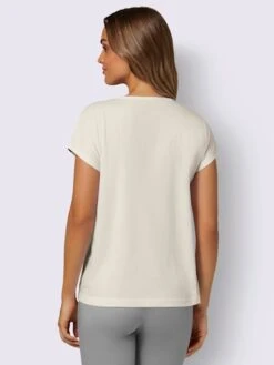 T-shirt Imprimé Feuille Brillant -Promos Mode Exquise Boutique 004.00ZUK05547 B23.001