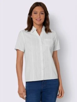Chemisier à Manches Courtes 50% Coton