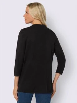 Veste En Tricot Ajouré Motif Tricoté Avec Partie Ajourée Devant -Promos Mode Exquise Boutique 004.00ZUK92345 B74.001