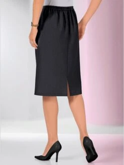 Jupe Crayon Femme Coupe Droite Avec Ceinture élastique Et Fente Au Dos 3 Jupe Crayon Femme Coupe Droite Avec Ceinture élastique Et Fente Au Dos -Promos Mode Exquise Boutique 005.00PRO.334 142.001.u