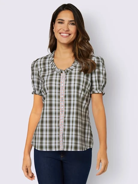 Chemisier Country Volants à L'encolure 2 Chemisier Country Volants à L'encolure – Image 2