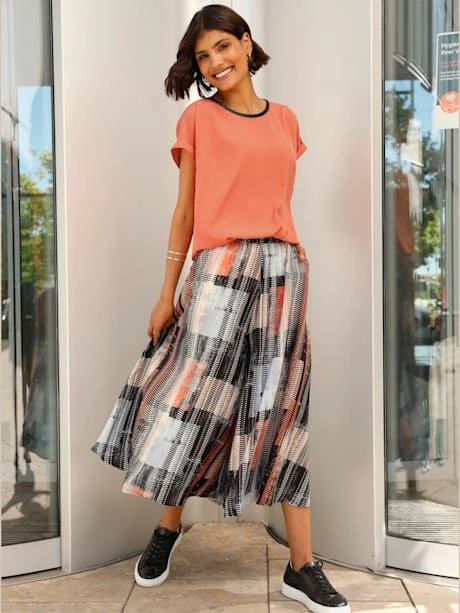 Jupe-culotte Jambes Larges Mode 4 Jupe-culotte Jambes Larges Mode – Image 4