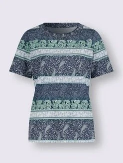 T-shirt à Manches Courtes Encolure Smockée -Promos Mode Exquise Boutique 005.00ZUK92347 B25.001