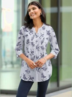 Chemisier Long Nervures Décoratives