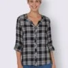 Chemisier à Carreaux 100% Viscose