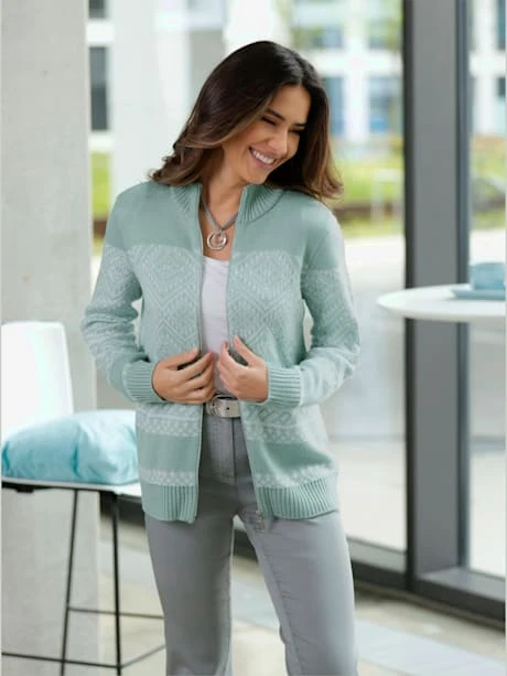 Veste En Tricot Tricot Jacquard De Qualité 1 Veste En Tricot Tricot Jacquard De Qualité