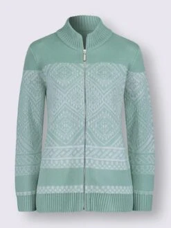 Veste En Tricot Tricot Jacquard De Qualité 6 Veste En Tricot Tricot Jacquard De Qualité -Promos Mode Exquise Boutique 006.00ZUK92346 B27.001