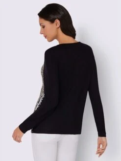 T-shirt à Manches Longues Pure Viscose -Promos Mode Exquise Boutique 006.00ZUK92348 B15.001