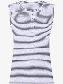 Débardeur Fin Avec Boutons Argentés Effet Antique 6 Débardeur Fin Avec Boutons Argentés Effet Antique -Promos Mode Exquise Boutique 006.00ZUK94339 A55.001