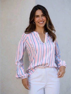 Chemisier Ruban Brillant Au Col