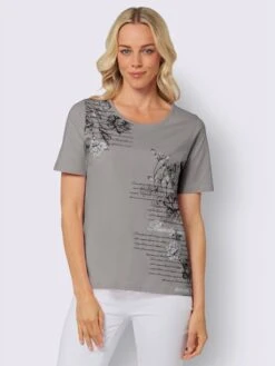 T-shirt à Manches Courtes Inscription Tendance