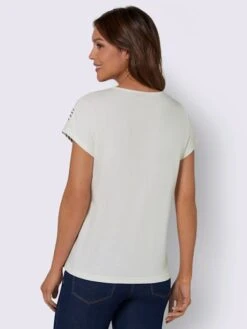 T-shirt à Manches Courtes Rayures Sportives -Promos Mode Exquise Boutique 008.00ZUK91746 B05.001