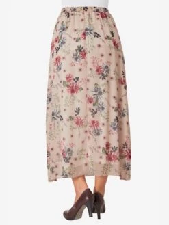 Jupe Plissée Imprimé Floral Ceinture élastique -Promos Mode Exquise Boutique 010.00ZUK92339 A53.003