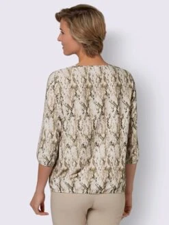 Chemisier Encolure Ronde Passepoilée -Promos Mode Exquise Boutique 011.00ZUK91746 B17.001