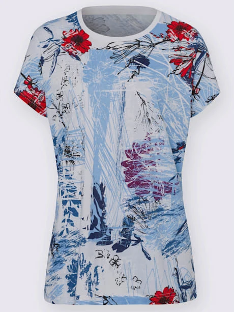 T-shirt Manches Courtes En Coton Avec Imprimé 3 T-shirt Manches Courtes En Coton Avec Imprimé – Image 3