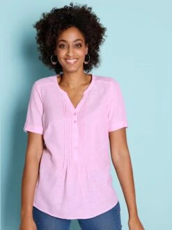 Chemisier Nervures Décoratives