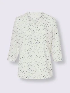 Chemisier Motif Cœur Tendance 7 Chemisier Motif Cœur Tendance -Promos Mode Exquise Boutique 014.00ZUK03347 B13.001