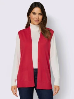 Gilet En Tricot Coupe Ouverte