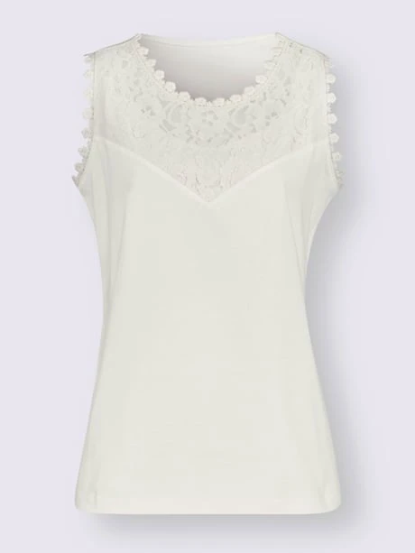 Débardeur Empiècement En Dentelle 3 Débardeur Empiècement En Dentelle – Image 3