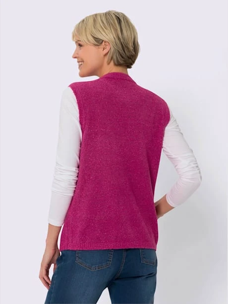 Gilet En Tricot Qualité Bouclé Douce 2 Gilet En Tricot Qualité Bouclé Douce – Image 2