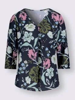 Chemisier Joli Motif Floral -Promos Mode Exquise Boutique 018.00ZUK03347 B34.001